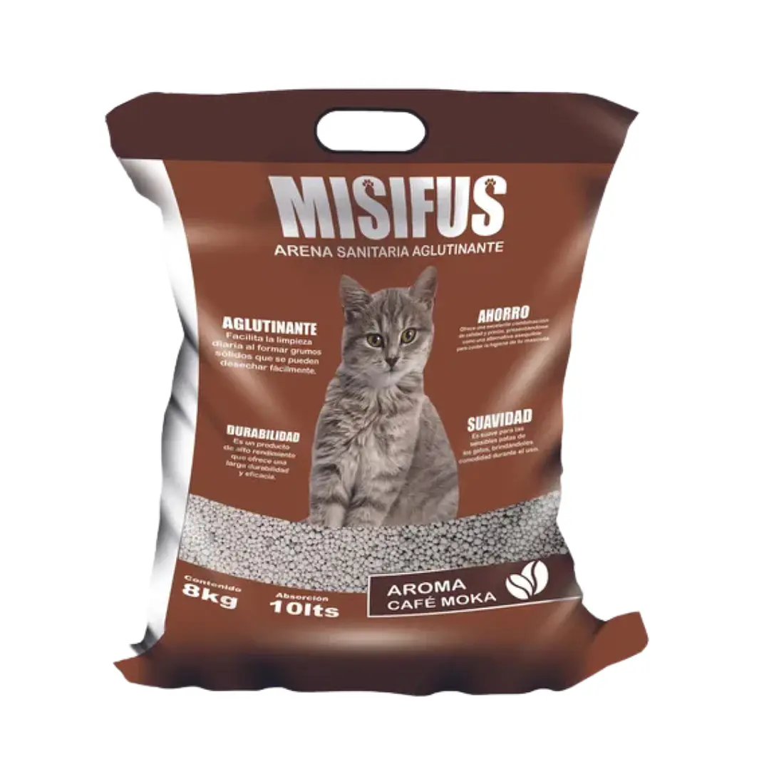 Arena Sanitaria Misifus Bentonita Aglomerante para Gatos 4