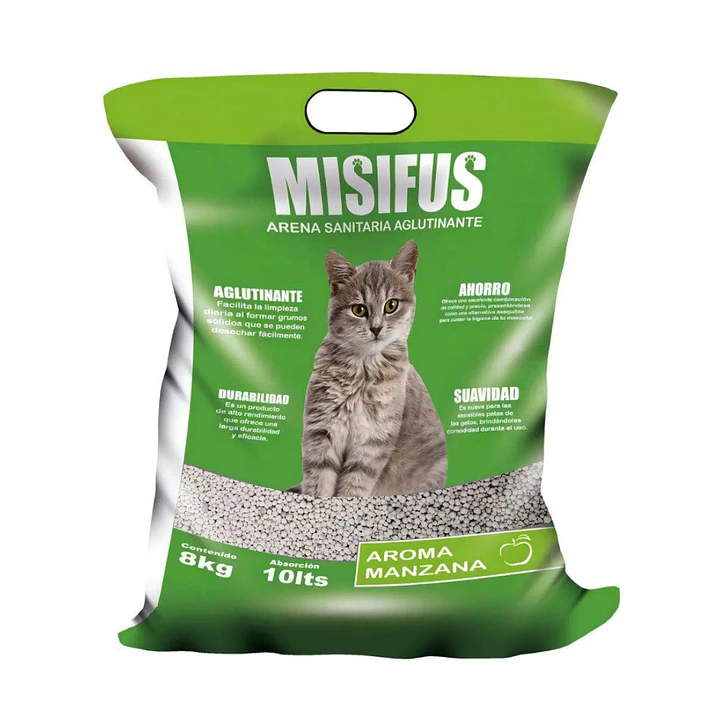 Arena Sanitaria Misifus Bentonita Aglomerante para Gatos 5