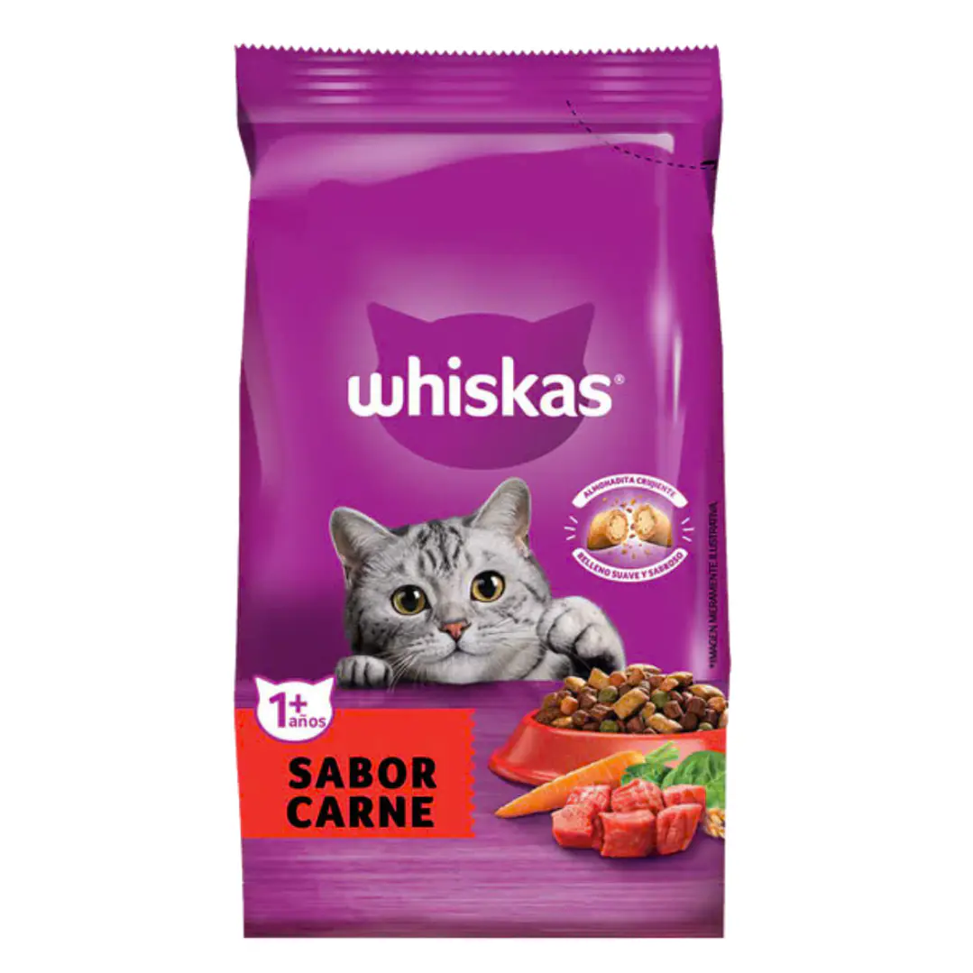 Whiskas Adulto Carne para Gatos | Consentidos Pet 1
