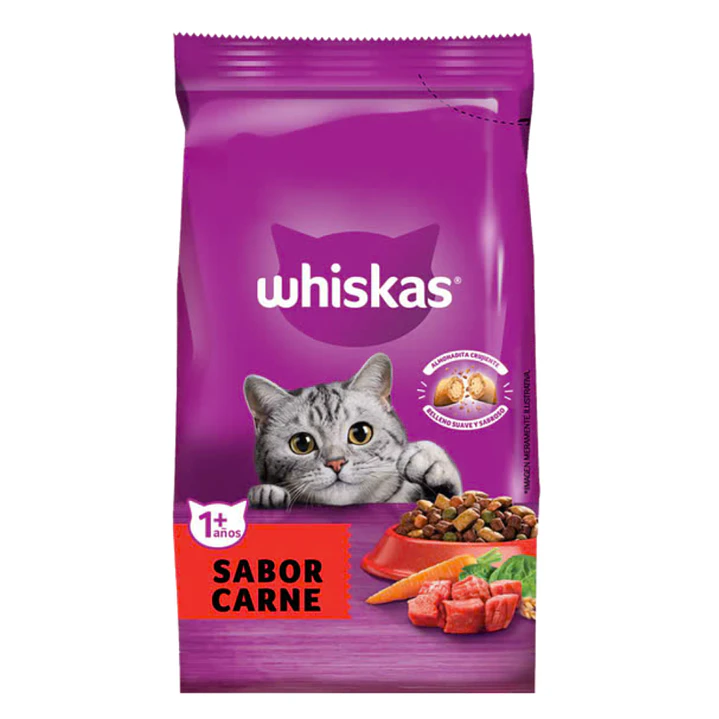 Whiskas Adulto Carne para Gatos | Consentidos Pet 1