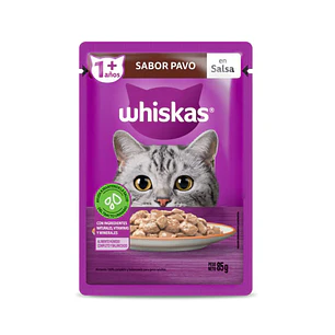 Whiskas Pavo en Salsa 85 g Sobre para Gatos