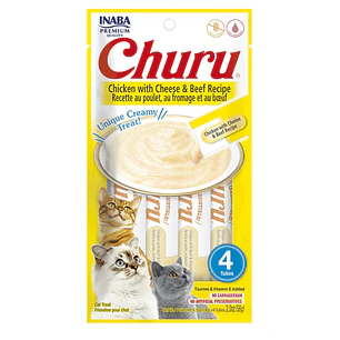 Churu chicken with cheese & beef recipe 56 gramos 