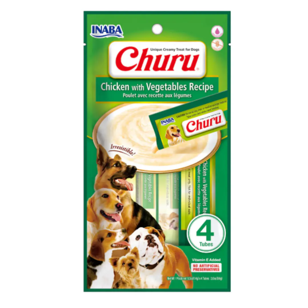 Churu dog chicken with vegetables recipe 56 gr 1