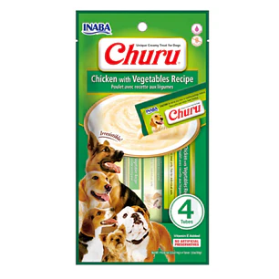 Churu dog chicken with vegetables recipe 56 gr