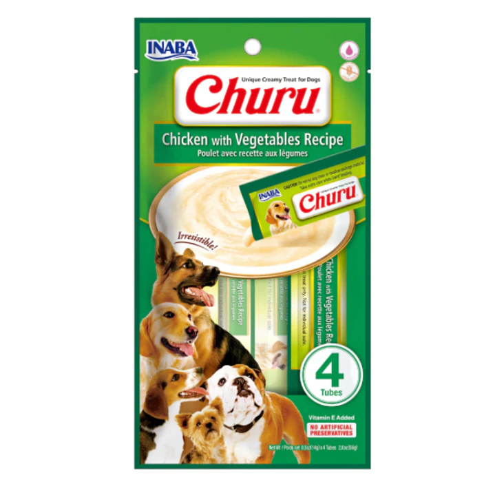 Churu dog chicken with vegetables recipe 56 gr 1