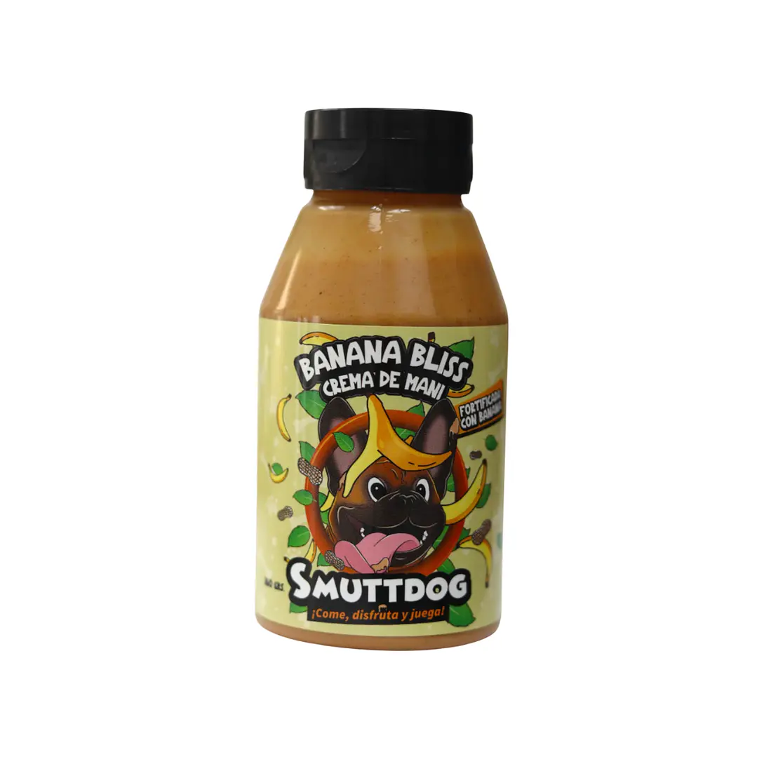 Mantequilla de Maní para Perros Smuttdog Banana Bliss 260 g 1