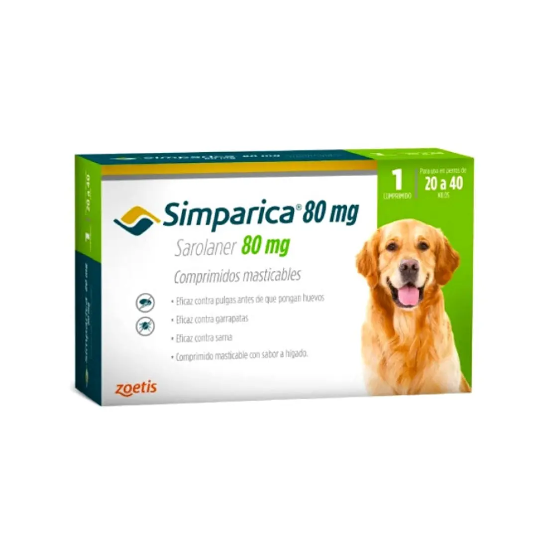 Simparica para perros 20-40 kilos 1