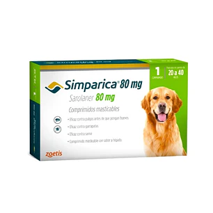 Simparica para perros 20-40 kilos