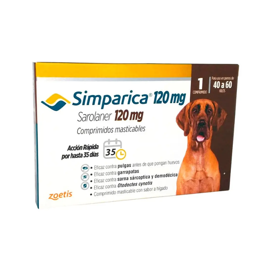 Simparica para perros 40-60 kilos 1