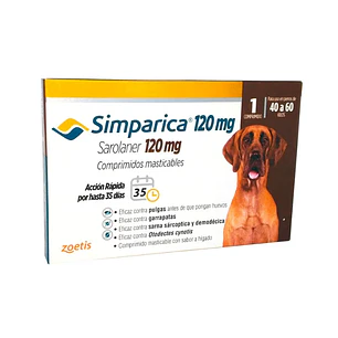 Simparica para perros 40-60 kilos