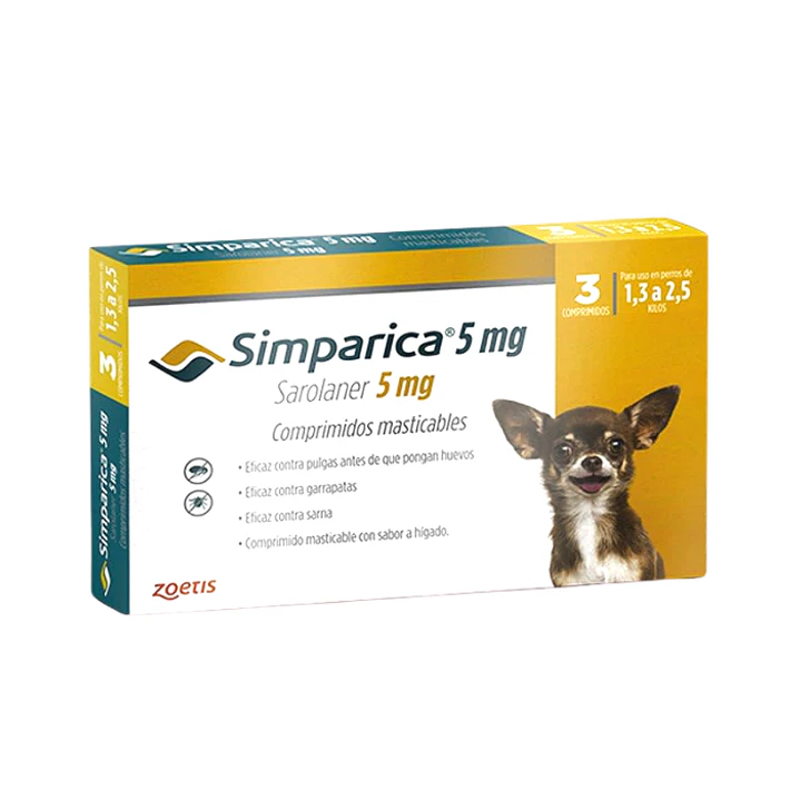Simparica para perros 1,3 a 2,5 kilos 2