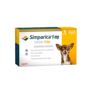 Simparica para perros 1,3 a 2,5 kilos