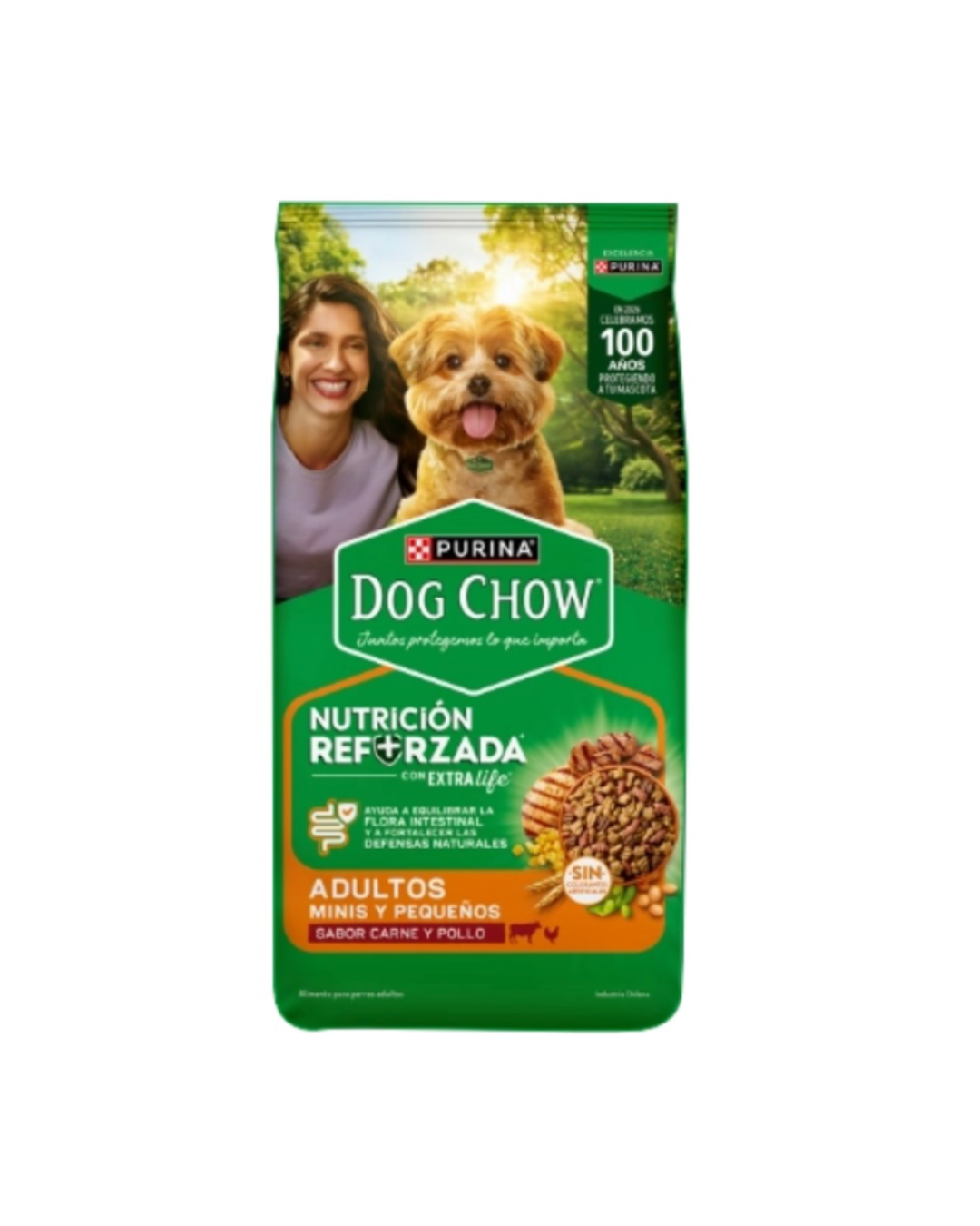 Comida de Perro Dog Chow Adultos Minis y Pequeños Carne Pollo 8 Kg
