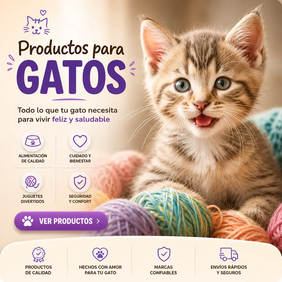 Productos para gatos