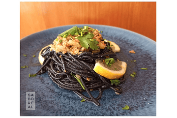 Esparguete nero com Saboreal