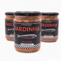 Pack de 3 conservas de Sardinha com Tomate ( Familiar - 395gr)  