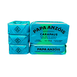 Pack de 5 Conservas de Carapaus com Azeite Virgem Extra Biológico (Papa Anzóis) 