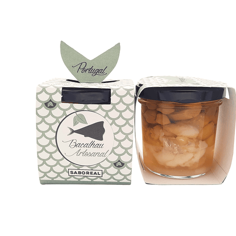 Pack de 3 Petiscadas de bacalhau com azeite biológico (Saboreal) 