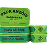 Pack of 5 cans  Sardines with Virgin Olive Oil  (Papa Anzóis)