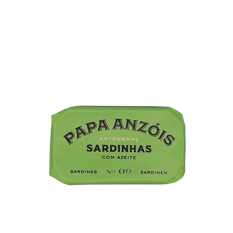 Pack of 5 cans  Sardines with Virgin Olive Oil  (Papa Anzóis)