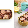 Pack of 5 cans Octopus in Organic Extra Virgin Olive Oil (Papa Anzóis)