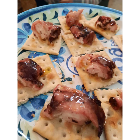 Pack of 5 cans Octopus in Organic Extra Virgin Olive Oil (Papa Anzóis)