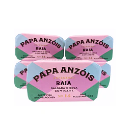 Lot de 5 Conserves de Raie à l'Huile d'Olive Vierge Extra (Papa Anzóis)