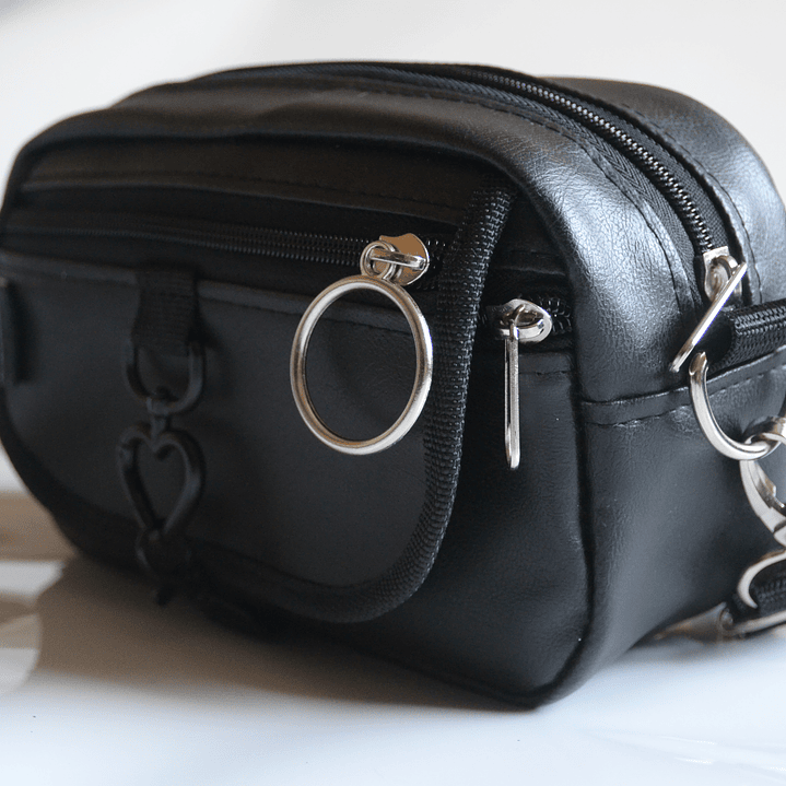 full función cuerina negra corazón negro 3