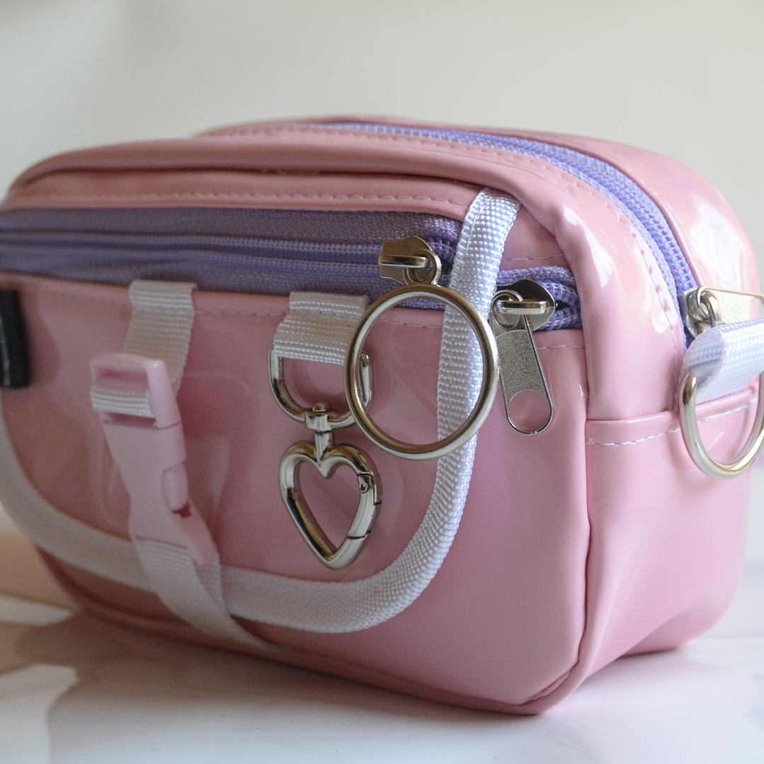 Full función charol rosa pastel + lila 2