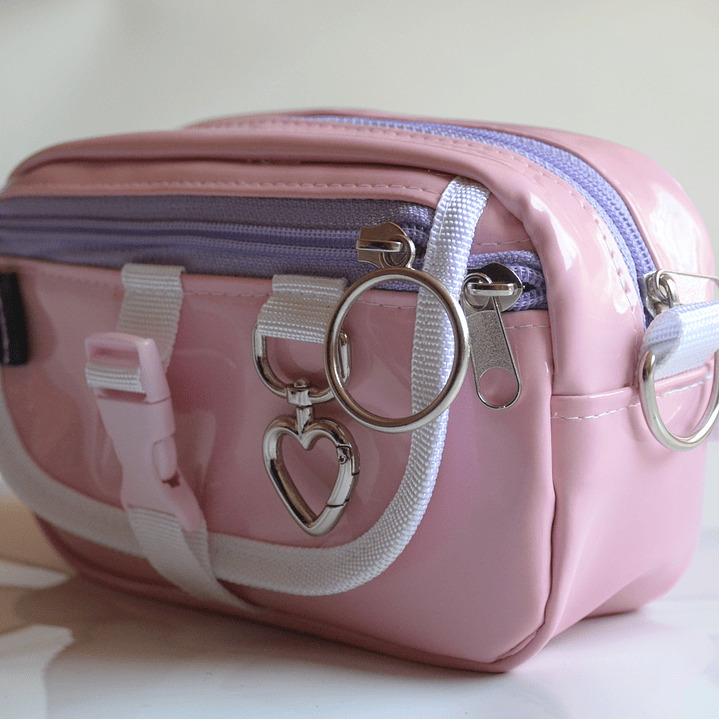 Full función charol rosa pastel + lila 2