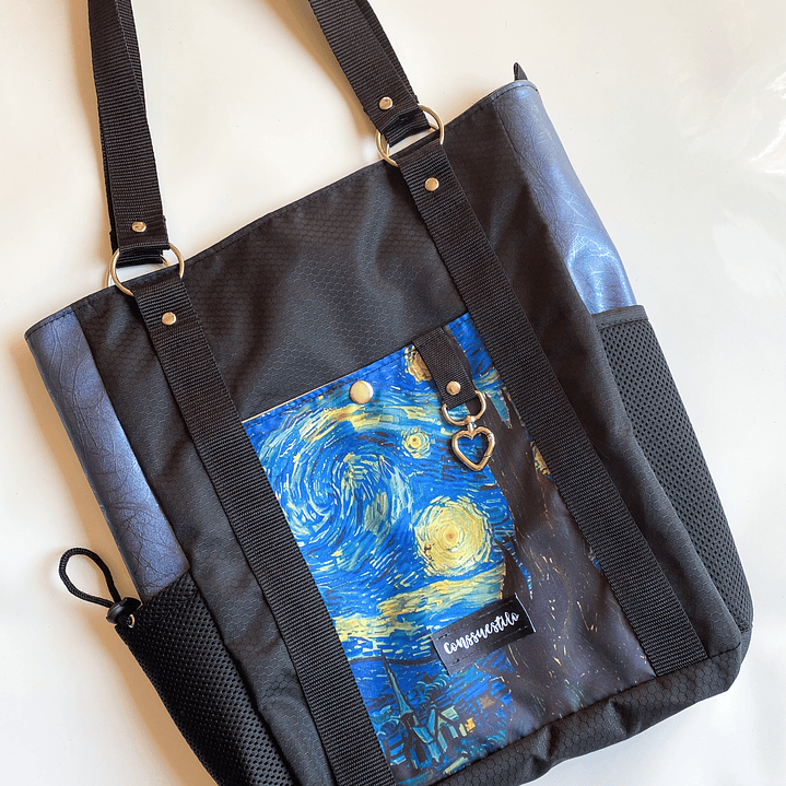 Totebag mediana noche estrellada 1