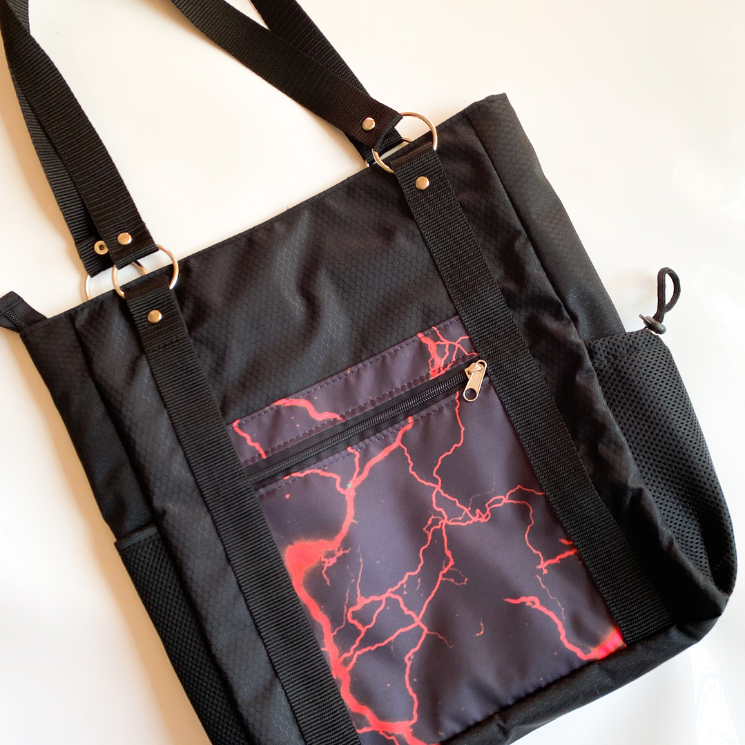 Totebag mediana estampado rayo 2