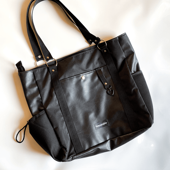 Totebag grande cuerina 🖤 1