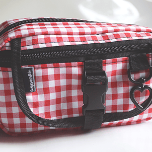 Full función cuadrillé rojo