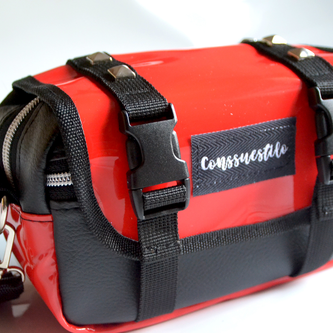 Full función charol rojo + cuerina 3