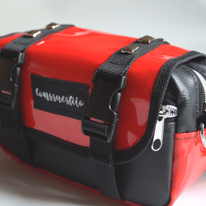 Full función charol rojo + cuerina 4