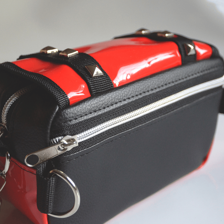 Full función charol rojo + cuerina 5