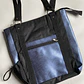 Totebag cuerina metalizada azul - Miniatura 2