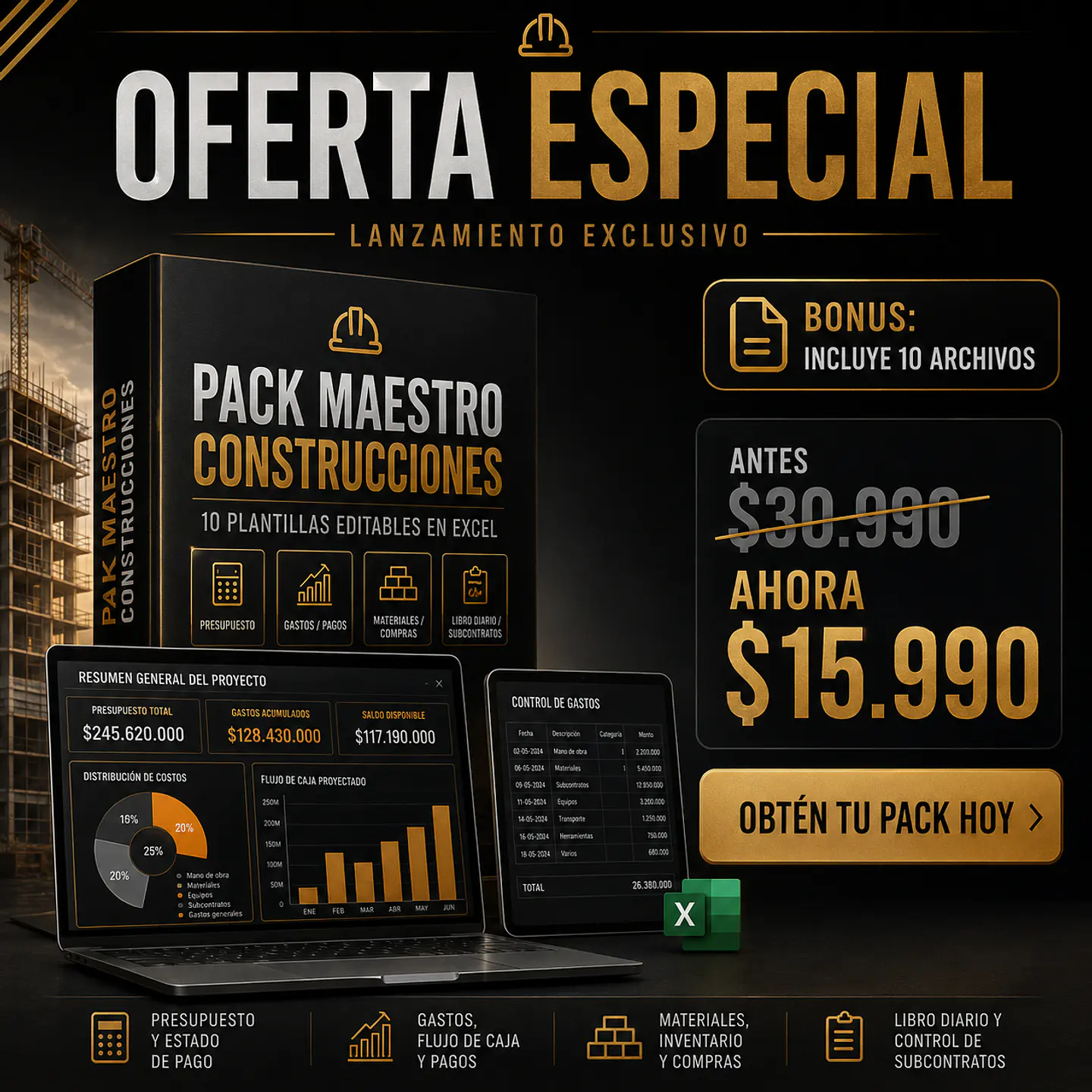 Pack Constructor Incluye BONUS 1