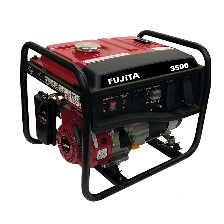 Generador de Energía a Gasolina Fujita 3.2 Kw 3500W Monofásico 110/220V 15 Lt GD3500 1