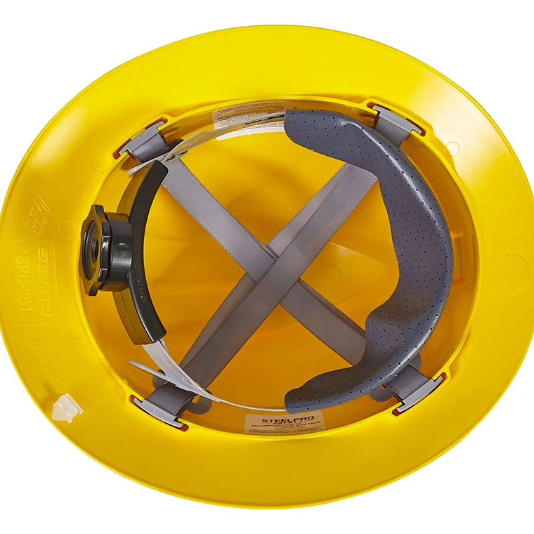 Casco Luminer Tipo Safari En Abs Con Rachet Steelpro 4