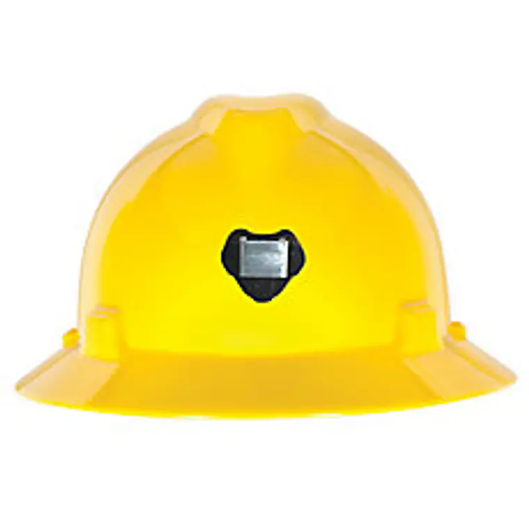 Casco MSA V-Gard Tipo Safari con Portalámpara 3