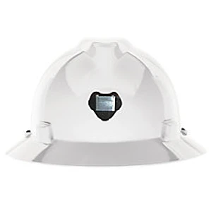 Casco MSA V-Gard Tipo Safari con Portalámpara