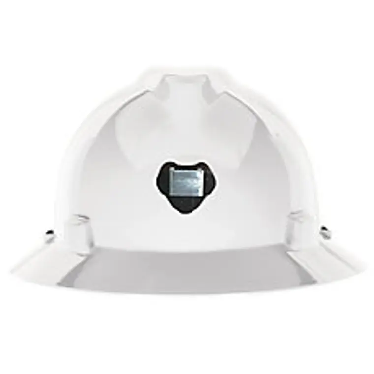 Casco MSA V-Gard Tipo Safari con Portalámpara 1
