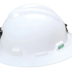 Casco MSA V-Gard Tipo Safari con Portalámpara