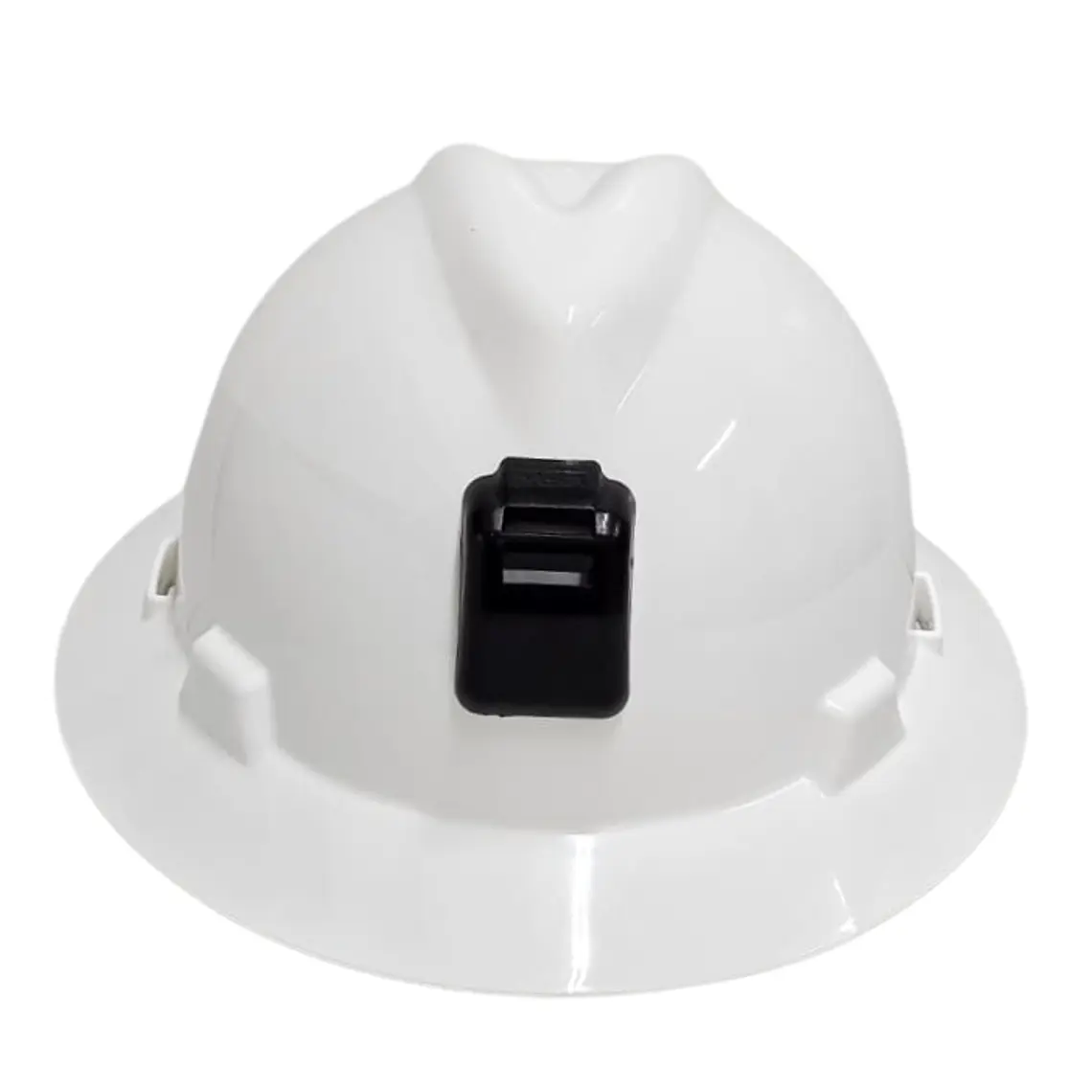 Casco Minero MSA V-Gard Safari con Portalámpara — Tipo II ANSI Z89.1 1
