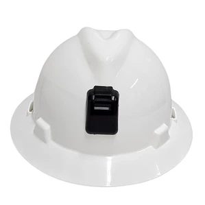 Casco Minero MSA V-Gard Safari con Portalámpara — Tipo II ANSI Z89.1