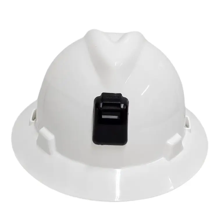 Casco Minero MSA V-Gard Safari con Portalámpara — Tipo II ANSI Z89.1 1