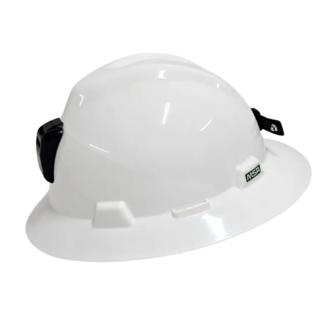 Casco Minero MSA V-Gard Safari con Portalámpara — Tipo II ANSI Z89.1 2