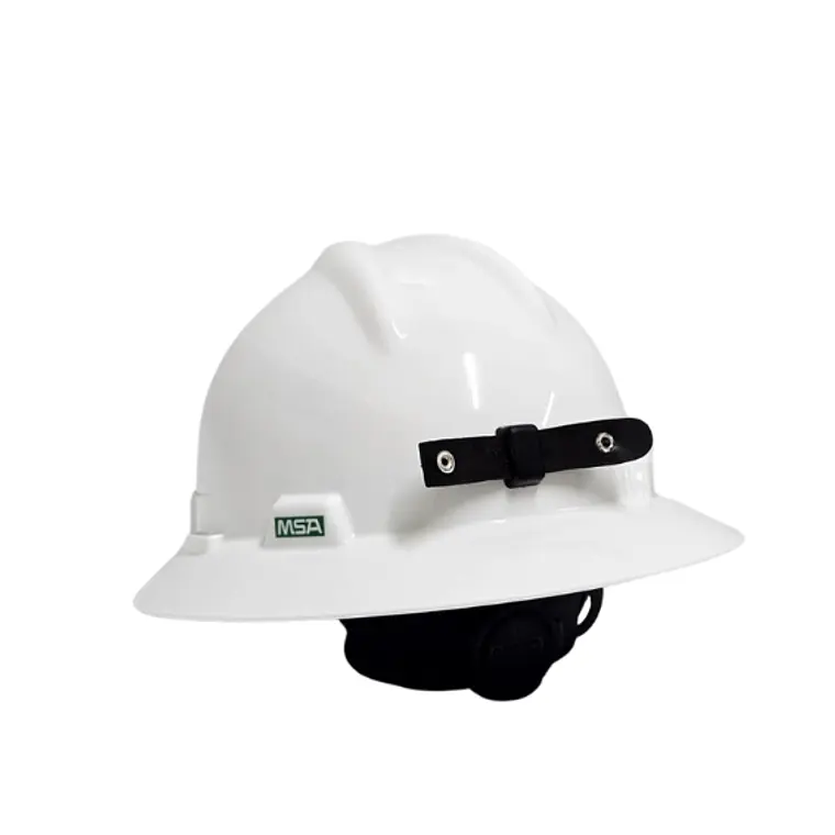 Casco Minero MSA V-Gard Safari con Portalámpara — Tipo II ANSI Z89.1 3
